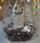 Triple-Chocolate-Cookies als Weihnachtsgeschenk Detail