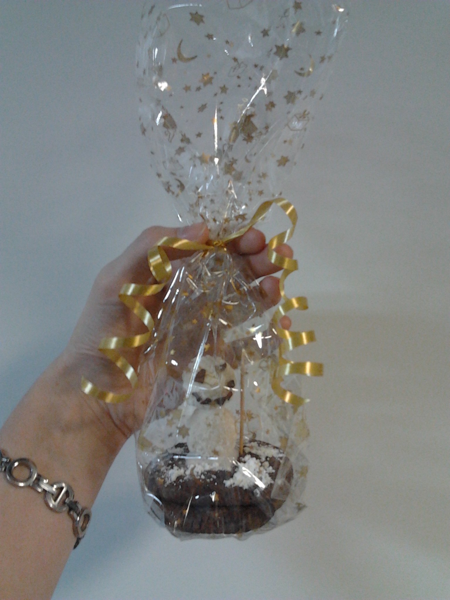 Triple-Chocolate-Cookies als Weihnachtsgeschenk