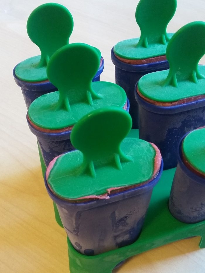 Eis am Stiel selber machen mit Eisformen